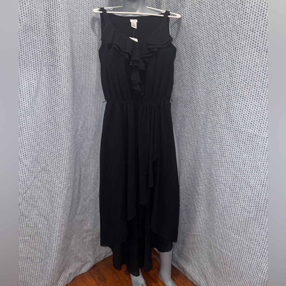 Cache Black High Low Ruffle Dress - Picture 2 of 6